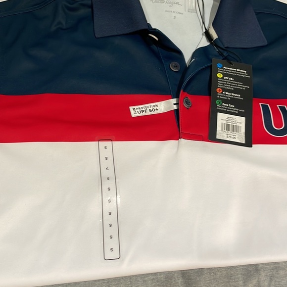 NEW w/TAGS Walter Hagen USA Golf Shirt 🇺🇸 ⛳️ size small - Picture 6 of 9